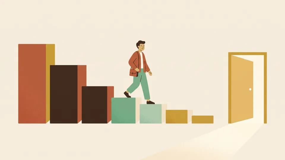 Getting Out of Debt — illustration